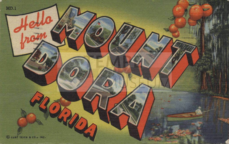 Postcard - Hello from Mount Dora, Florida