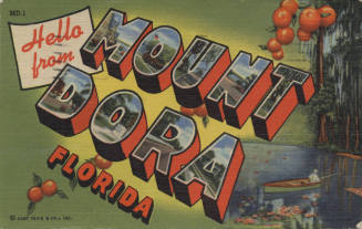Postcard - Hello from Mount Dora, Florida