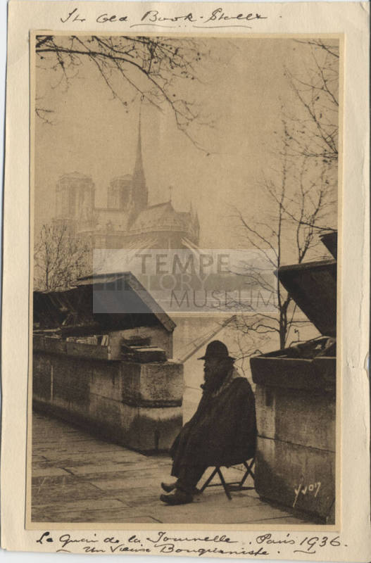 Postcard - Paris, France, "The Old Bookstalls"