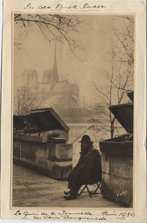 Postcard - Paris, France, "The Old Bookstalls"