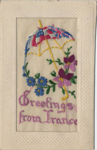 Postcard - "Greeting from France"