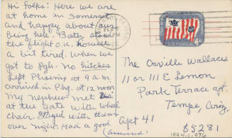 Postcard - 4 Cent Pre-Stamped United States Postcard
