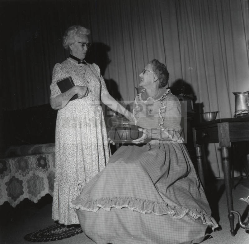 Two Women in Victorian Dress - Tempe Centennial (1 of 2)