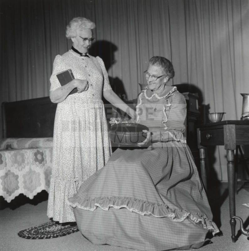 Two Women in Victorian Dress - Tempe Centennial (2 of 2)