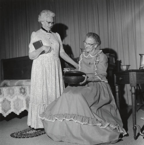 Two Women in Victorian Dress - Tempe Centennial (2 of 2)