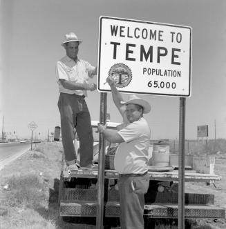 Tempe Population Hits 65,000 & City Gets New Signage (2 of 2)