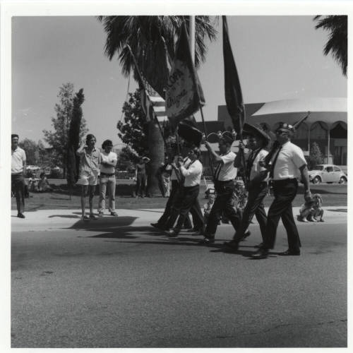 Maricopa County Veteran's Color Guard in Tempe Centennial Parade