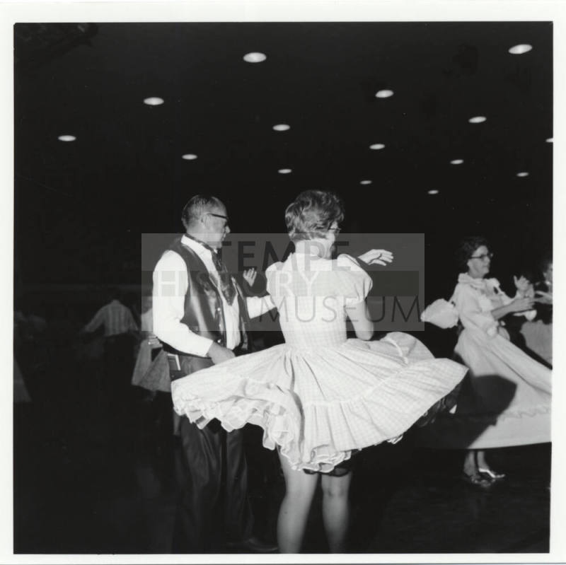 Square Dancing couple