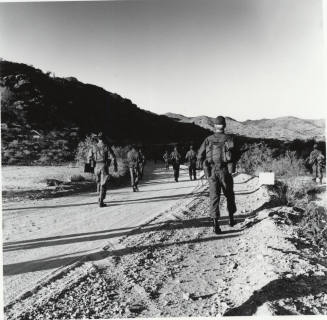 ASU ROTC Maneuvers - South Mountain Park - Approach March