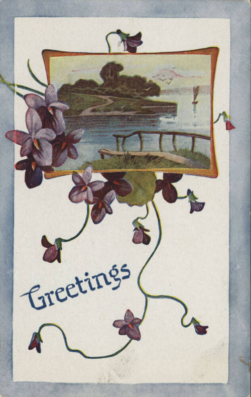 Postcard - "Greetings"