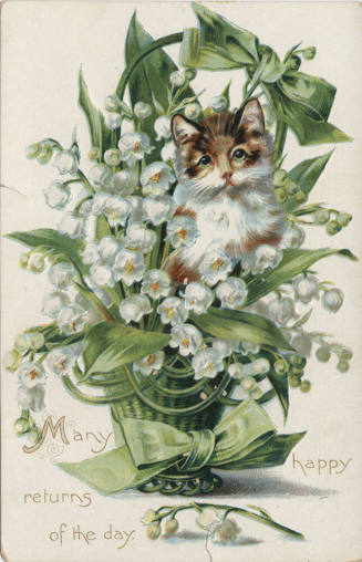 Postcard - "Many Happy Returns of the Day"