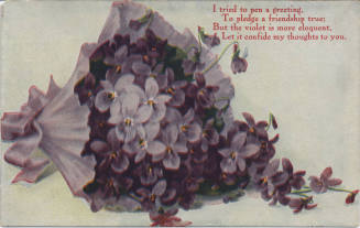Postcard - "I Tried to Pen a Greeting..."