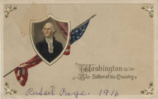 Postcard - "Washington-Father of His ..."