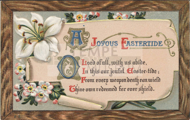 Postcard - "A Joyous Eastertide"
