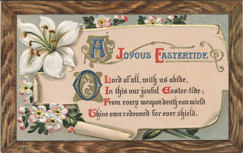 Postcard - "A Joyous Eastertide"