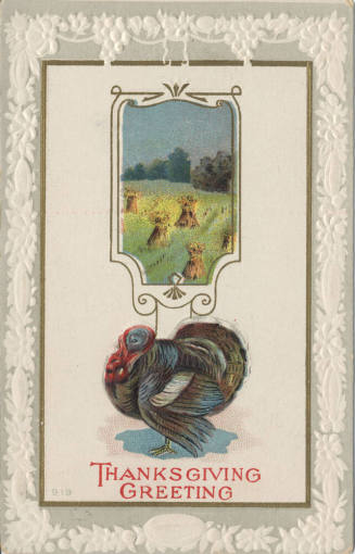 Postcard - "Thanksgiving Greeting"