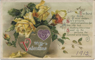 Postcard - "To My Valentine...I've ..."