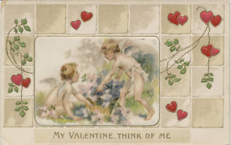 Postcard - "My Valentine, Think of Me"