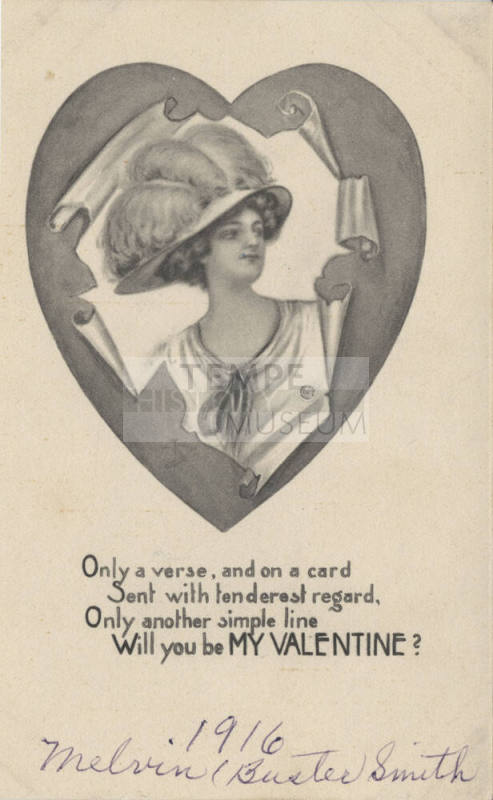 Postcard - "Will You Be My Valentine?"