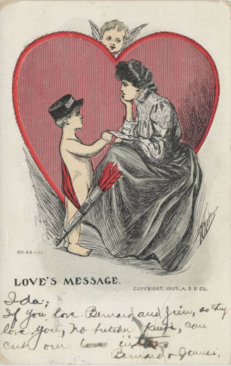Postcard - "Love's Message ..."