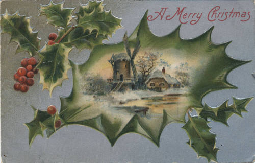 Postcard - "A Merry Christmas"