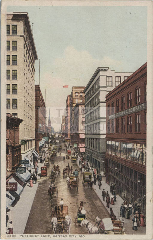 Postcard - Petticoat Lane - Kansas City, Mo.