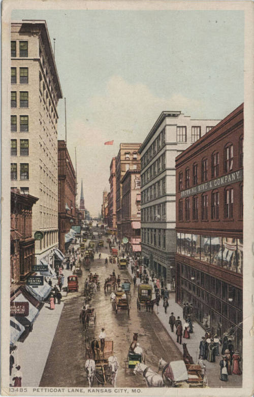 Postcard - Petticoat Lane - Kansas City, Mo.