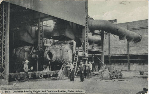 Postcard - Old Dominion Smelter - Globe, Arizona