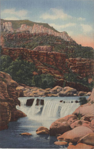 Postcard - Oak Creek Canyon - Highway No. 79
