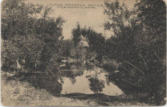 Postcard - Lake Granite Dells, Prescott, Arizona