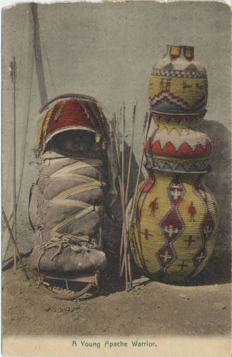 Postcard - "A Young Apache Warrior"
