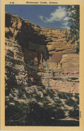 Postcard - Montezuma Castle, Arizona