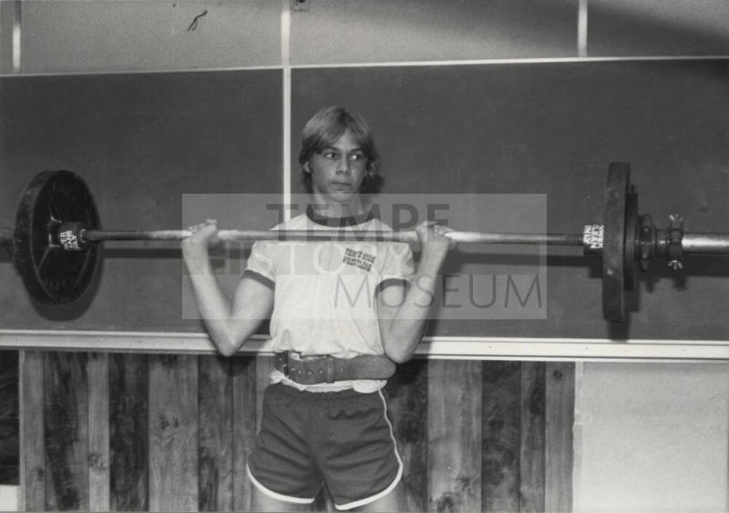 Unidentified Student Participating in a Tempe High School Weightlifting Program