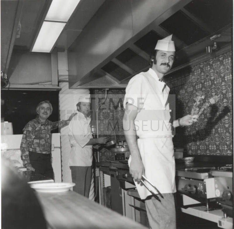 Food Preparation at the Golden Age Restaurant