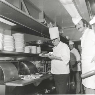 Food Preparation at the Golden Age Restaurant