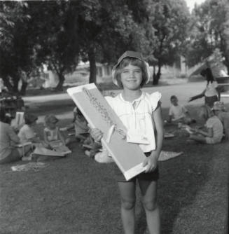 Knot-tying at the Tempe Tumbleweed Neighborhood Day Camp at Tempe Beach -June 10, 1977