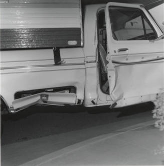 Camper Damaged in Collision with  Two Teenaged Motorcyclists - June 1977