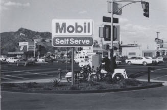 Mobil Gasoline Station - 802 South Mill Avenue, Tempe, Arizona