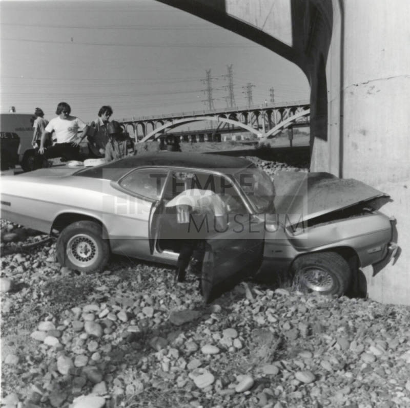 Car Wreck - Tempe river bottom