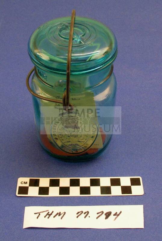 Bicentennial canning jar