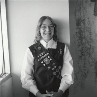 Girl Scout award. - September 1977