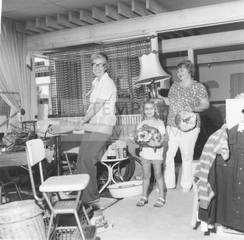 Family Garage Sale. October 1977