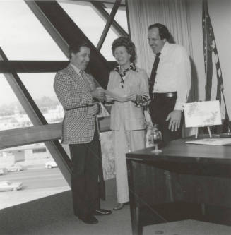 Handing Over The Deed - Tempe Daily News - November 5, 1977 - (2 of 2)