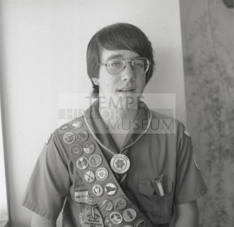 Troop 477 Scout Member Andy Moore Earns Eagle. - Tempe Daily News, December 14 1977