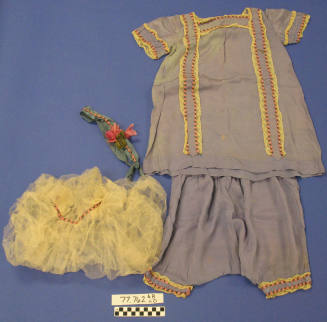 Child's dress with matching parts