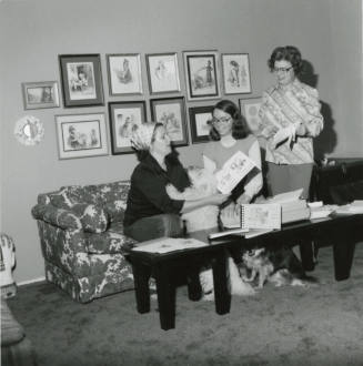 Three Members of the ASU Faculty Wives Club - March 6, 1978
