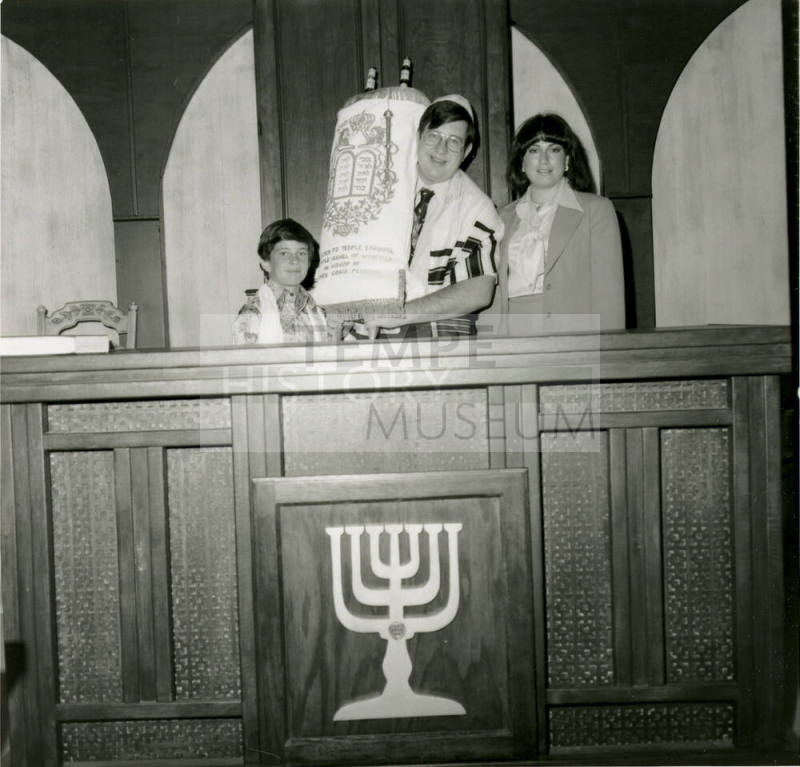Rabbi with Sacred Torah -- May 1978