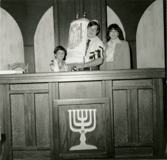 Rabbi with Sacred Torah -- May 1978