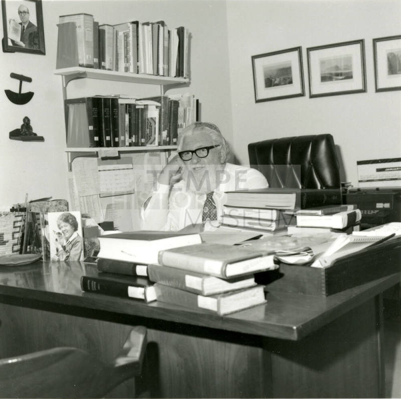 Bert Fireman, Curator, AZ Collection In History - Hayden Library