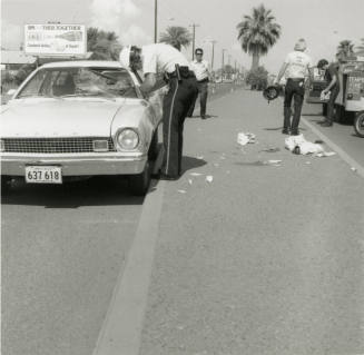 Pedestrian-Auto Accident on Apache - June 1978